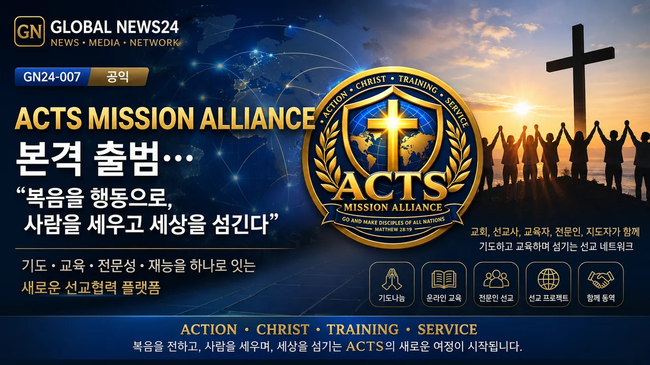 ACTS MISSION ALLIANCE 본격 출범…“복음을 행동으로, 사람을 세우고 세상을 섬긴다”