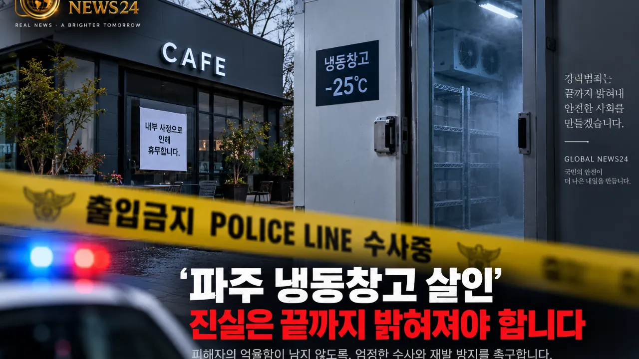 ‘파주 냉동창고 살인’ 피의자 신상 SNS 확산…경찰 “공개 검토 단계 아니다”