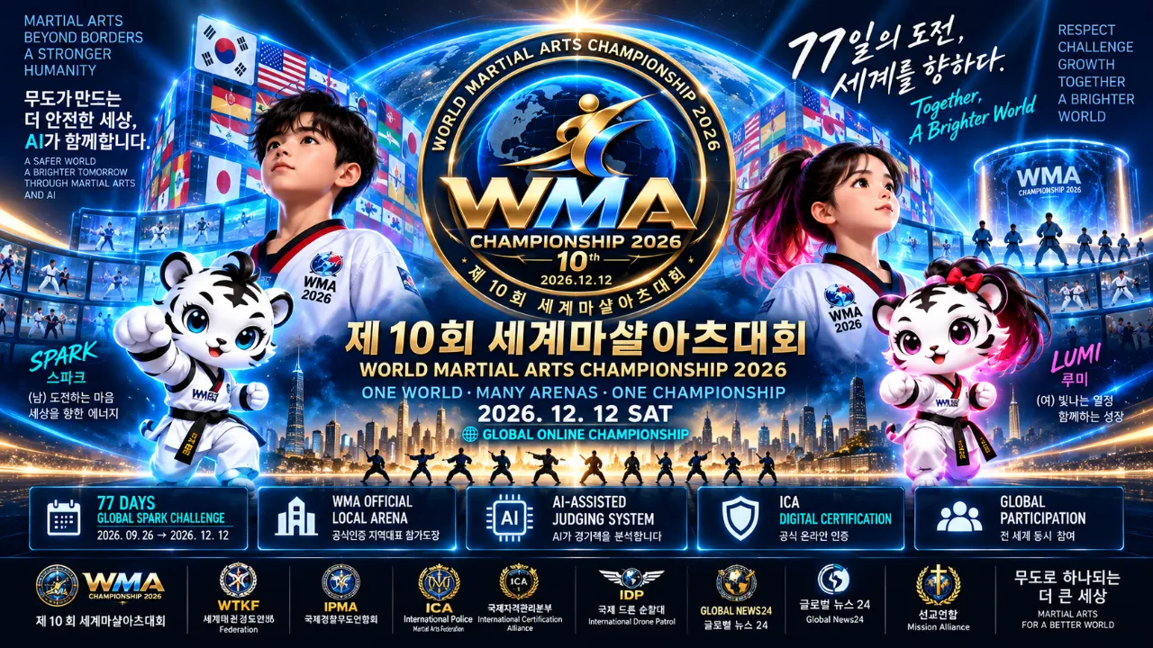 제10회 세계마샬아츠대회 12월 12일 개최…전 세계 무도인이 온라인으로 하나 된다