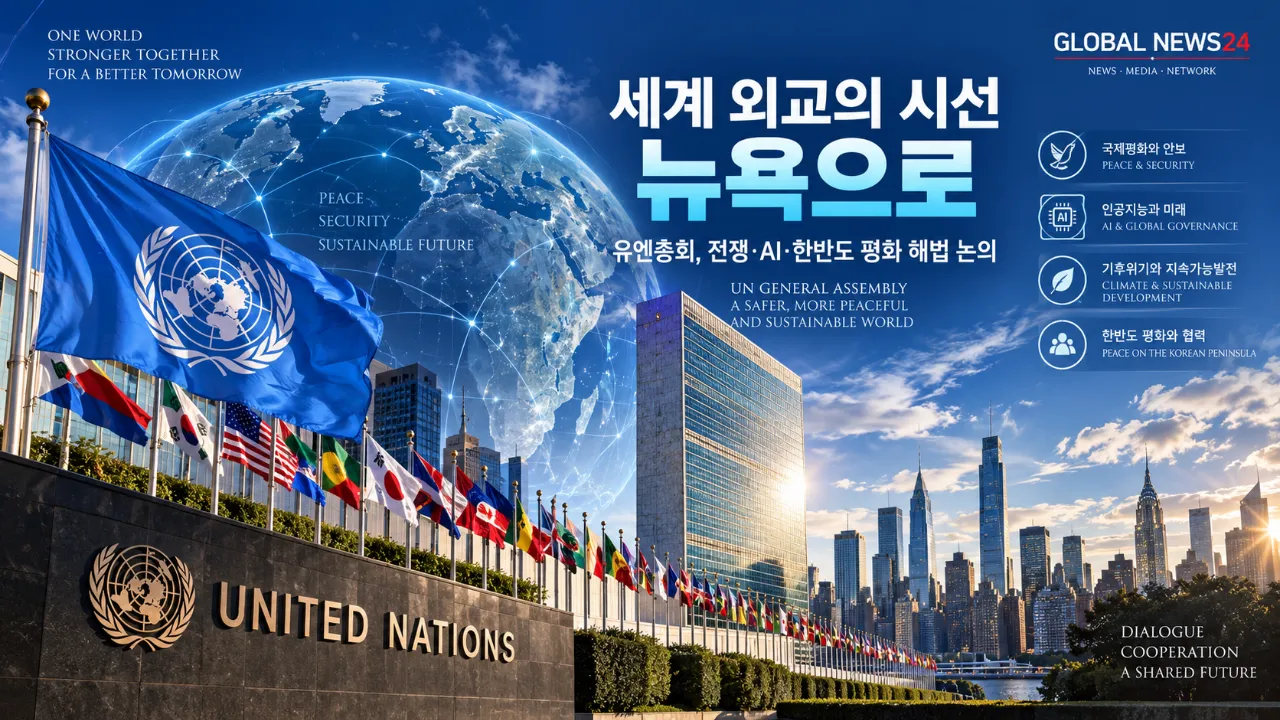 세계 외교의 시선 뉴욕으로…유엔총회, 전쟁·AI·한반도 평화 해법 논의
