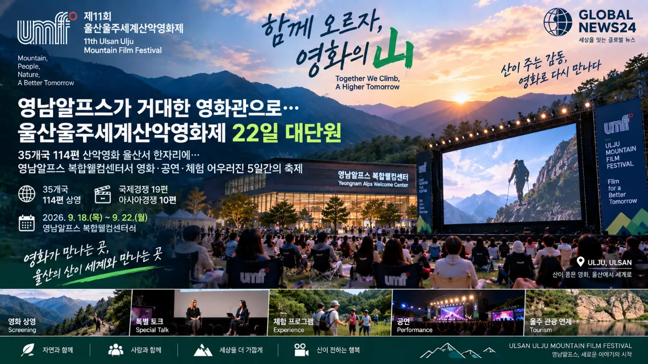 영남알프스가 거대한 영화관으로…울산울주세계산악영화제 22일 대단원