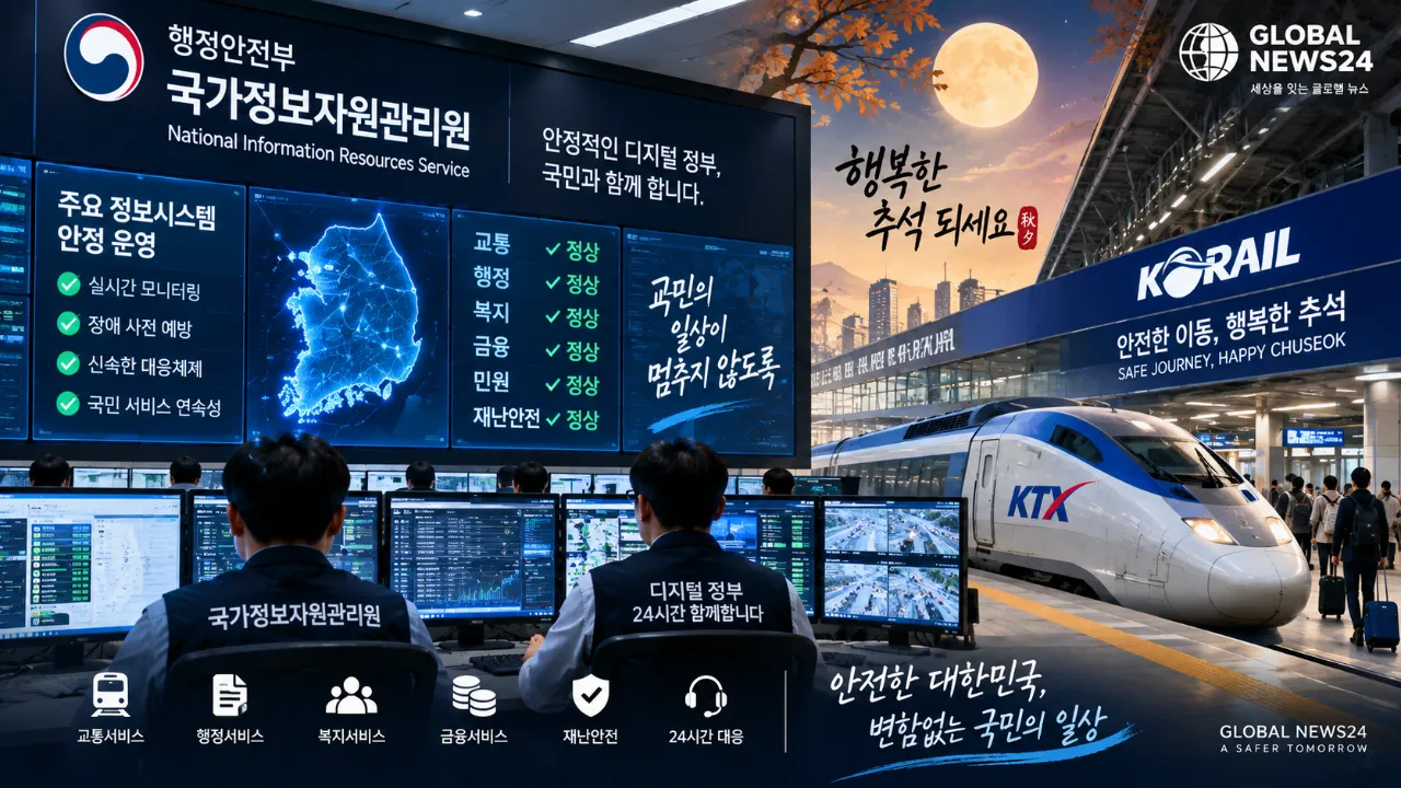 추석 연휴 행정서비스 장애 막는다…코레일 등 9개 기관·16개 시스템 현장점검