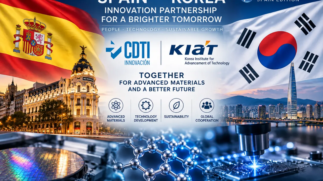 España y Corea del Sur abren una nueva convocatoria KSSP para impulsar la cooperación tecnológica