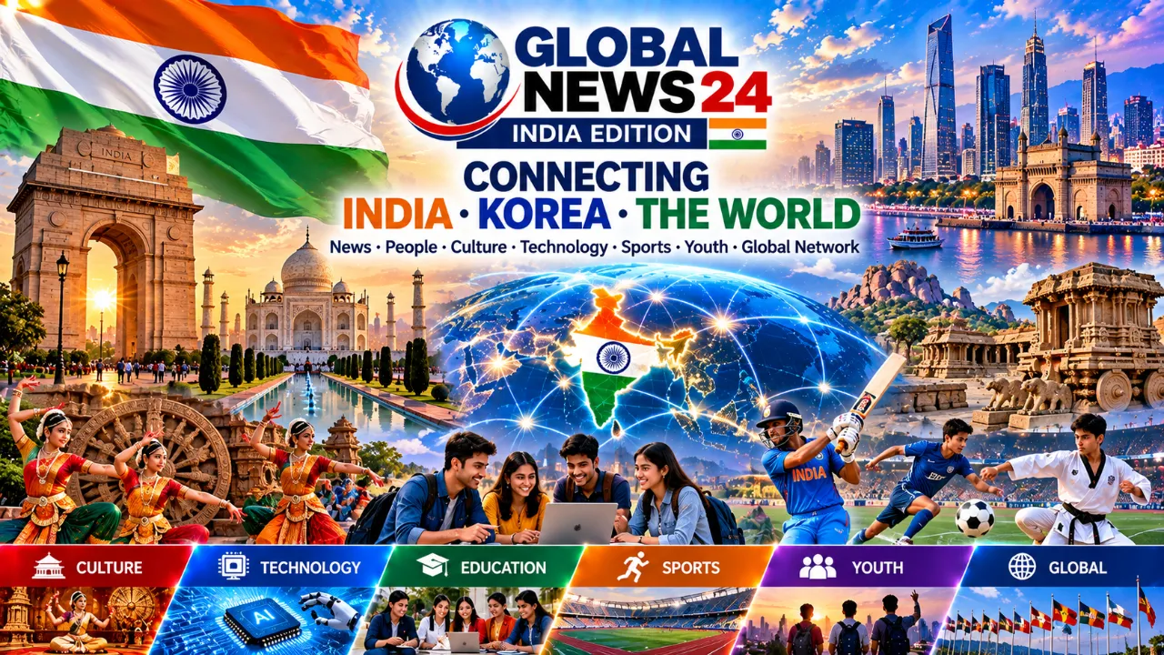 GLOBAL NEWS24 INDIA EDITION Opens a New Window Connecting India, Korea and the World