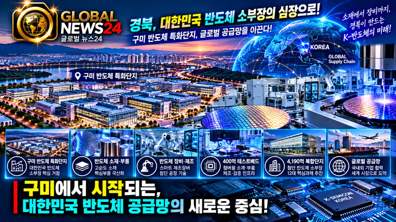 경북, ‘대한민국 반도체 소부장 심장’으로…구미 특화단지 글로벌 공급망 키운다