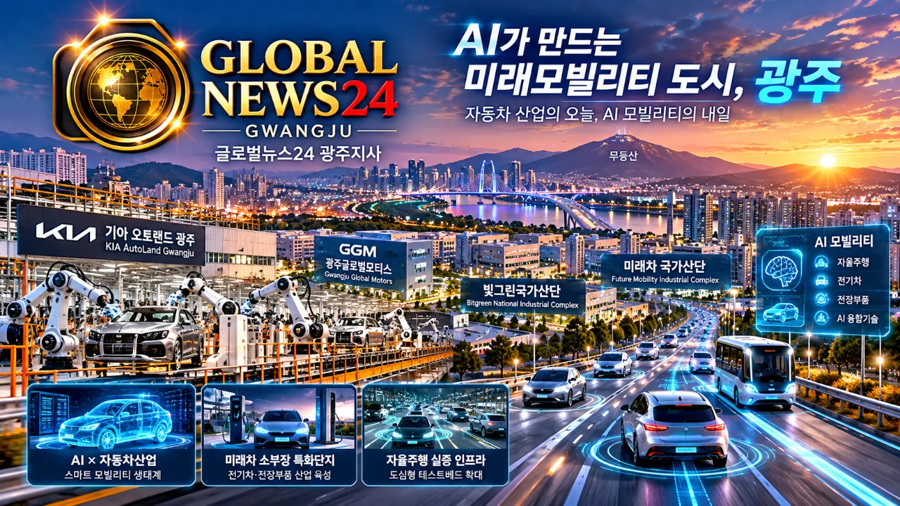 광주, 자동차 생산도시 넘어 ‘AI 미래모빌리티 도시’로 달린다