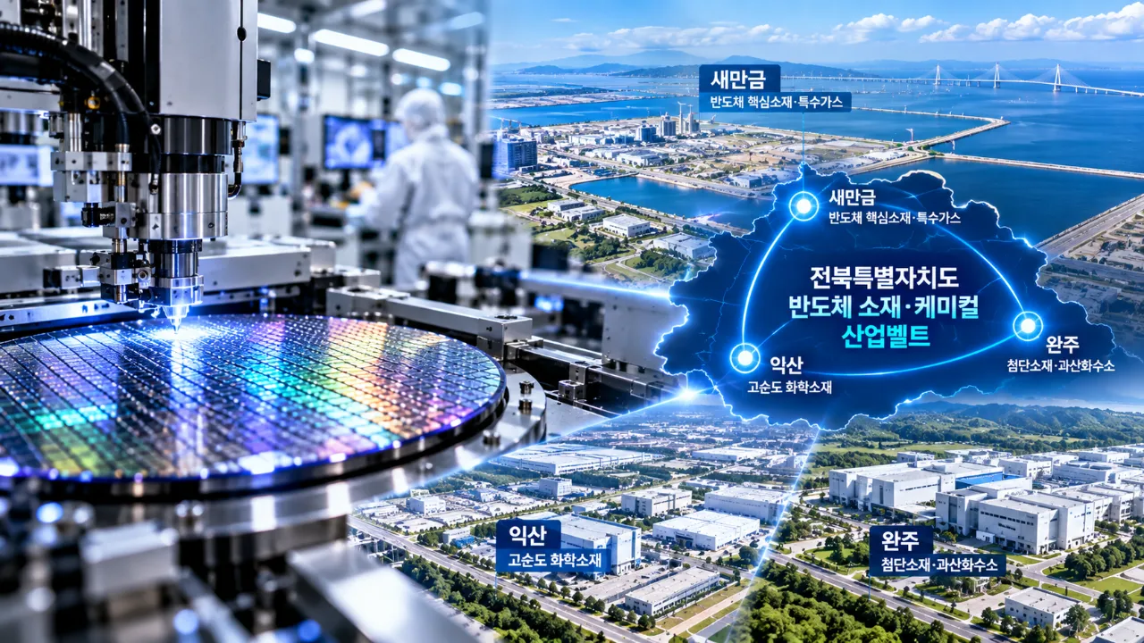 전북, ‘반도체 소재·케미컬 특화단지’ 선정…K-반도체 공급망 핵심 거점 도약