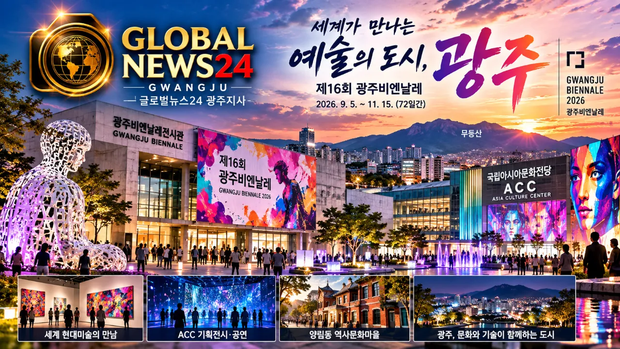 세계 현대미술이 광주로…제16회 광주비엔날레, ‘문화예술도시 광주’ 세계에 알린다