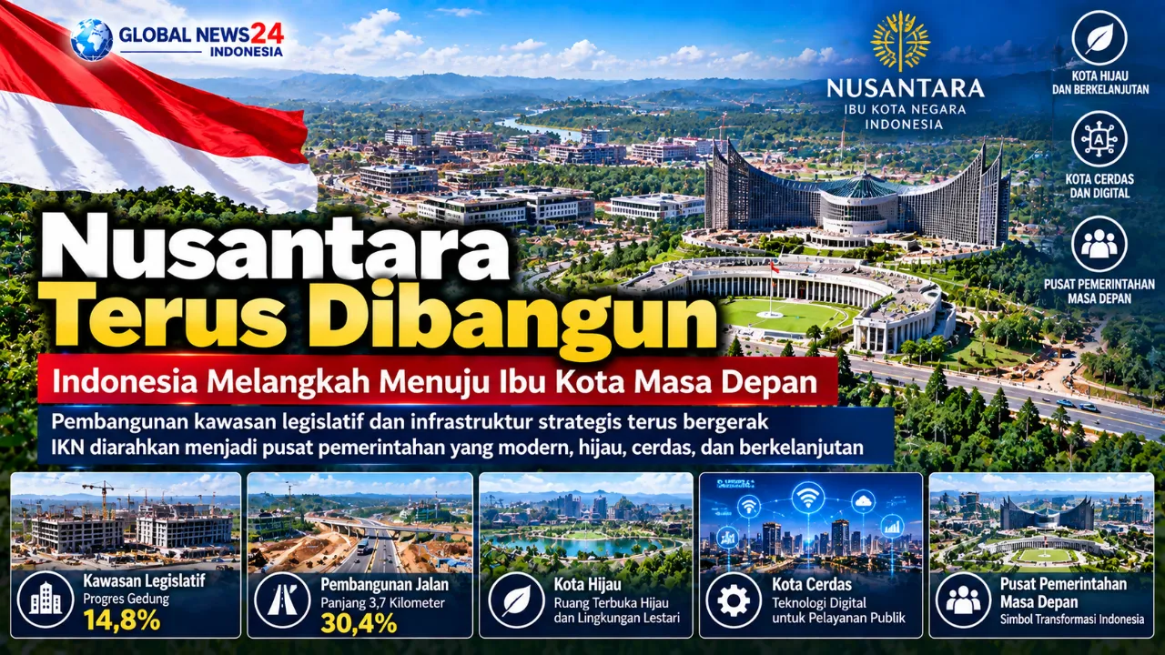 Nusantara Terus Dibangun Indonesia Melangkah Menuju Ibu Kota Masa Depan