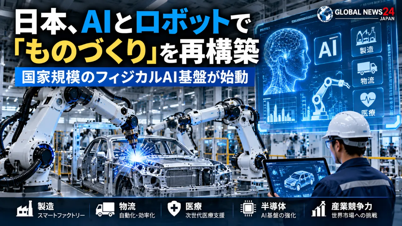 日本、AIとロボットで「ものづくり」を再構築 国家規模のフィジカルAI基盤が始動