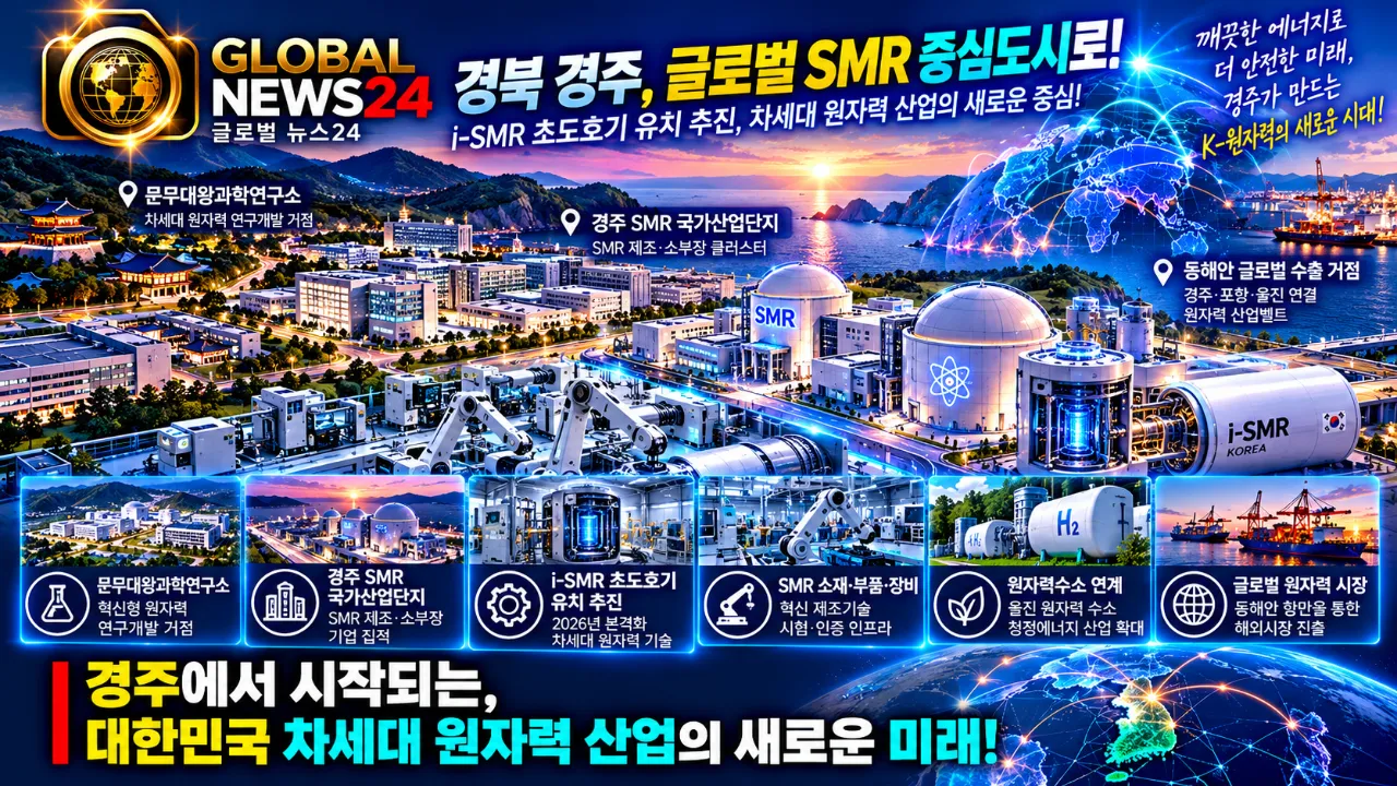 경북 경주, ‘글로벌 SMR 중심도시’로…차세대 원자력 산업생태계 구축 가속