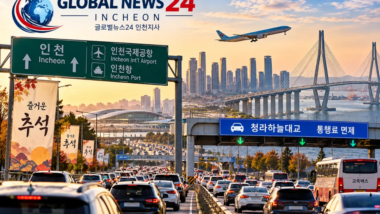 인천시, 추석 연휴 시민편의 종합대책 가동…교통·의료·성묘 지원 강화