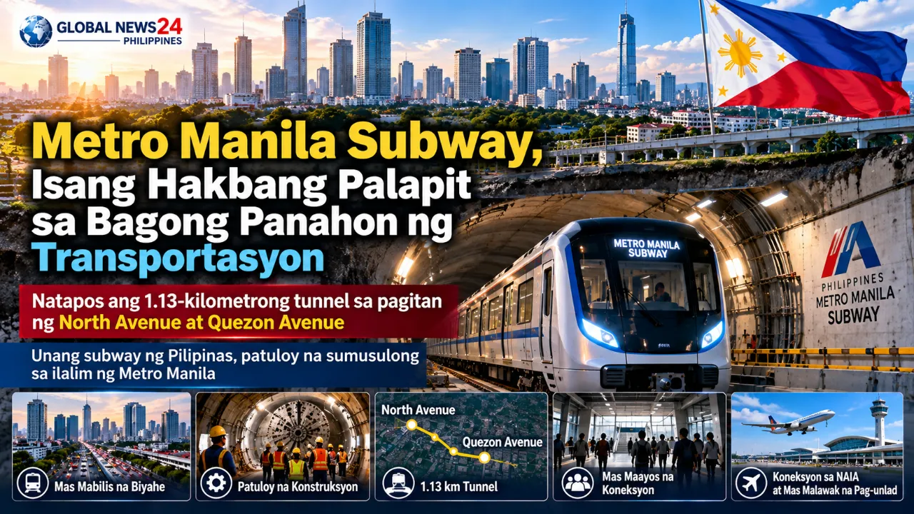 Metro Manila Subway, Isang Hakbang Palapit sa Bagong Panahon ng Transportasyon
