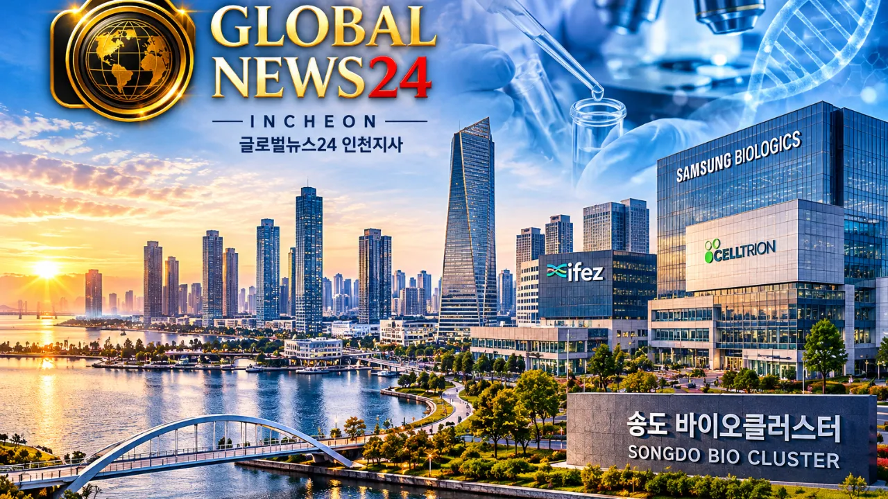 인천 송도 바이오클러스터, 세계 무대로…글로벌 바이오 혁신거점 도약 가속