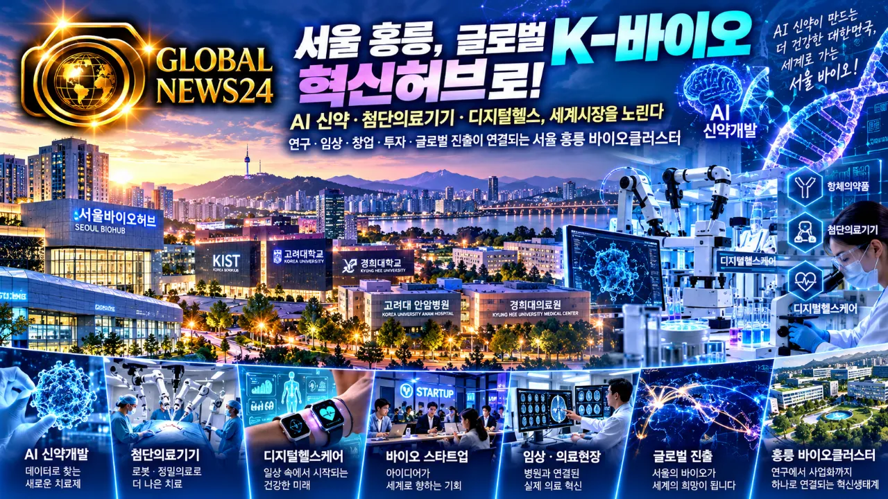 서울 홍릉, ‘글로벌 K-바이오 혁신허브’로…AI 신약·첨단의료 세계시장 노린다