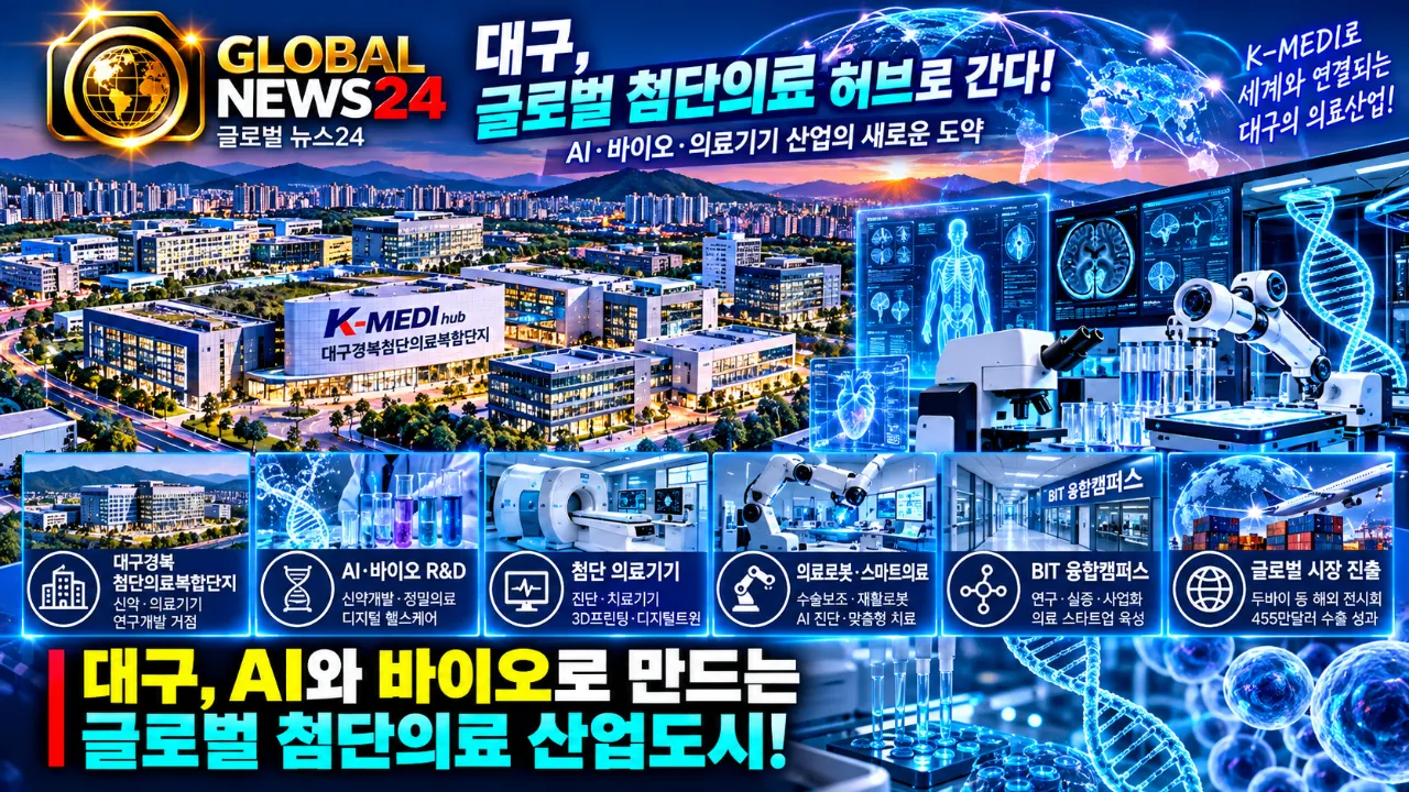 대구, ‘글로벌 첨단의료 허브’로 간다…AI·바이오·의료기기 산업 대전환