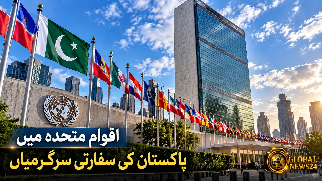 پاکستان اقوام متحدہ میں کثیرالجہتی سفارت کاری اور علاقائی استحکام پر زور دے رہا ہے