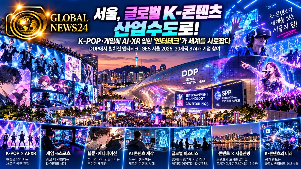 서울, ‘글로벌 K-콘텐츠 산업수도’로…K-POP·게임에 AI·XR 입힌 ‘엔터테크’ 뜬다