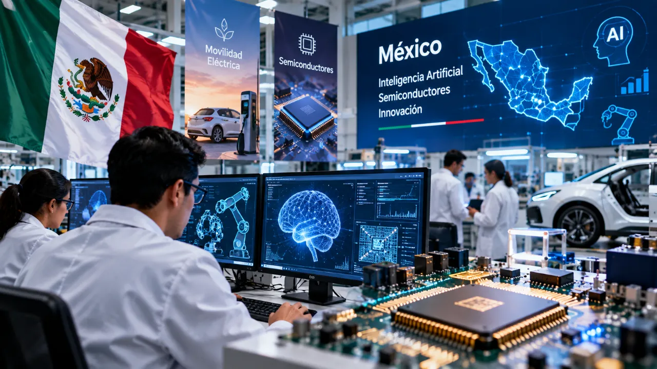 México busca ampliar su presencia en inteligencia artificial y tecnologías estratégicas