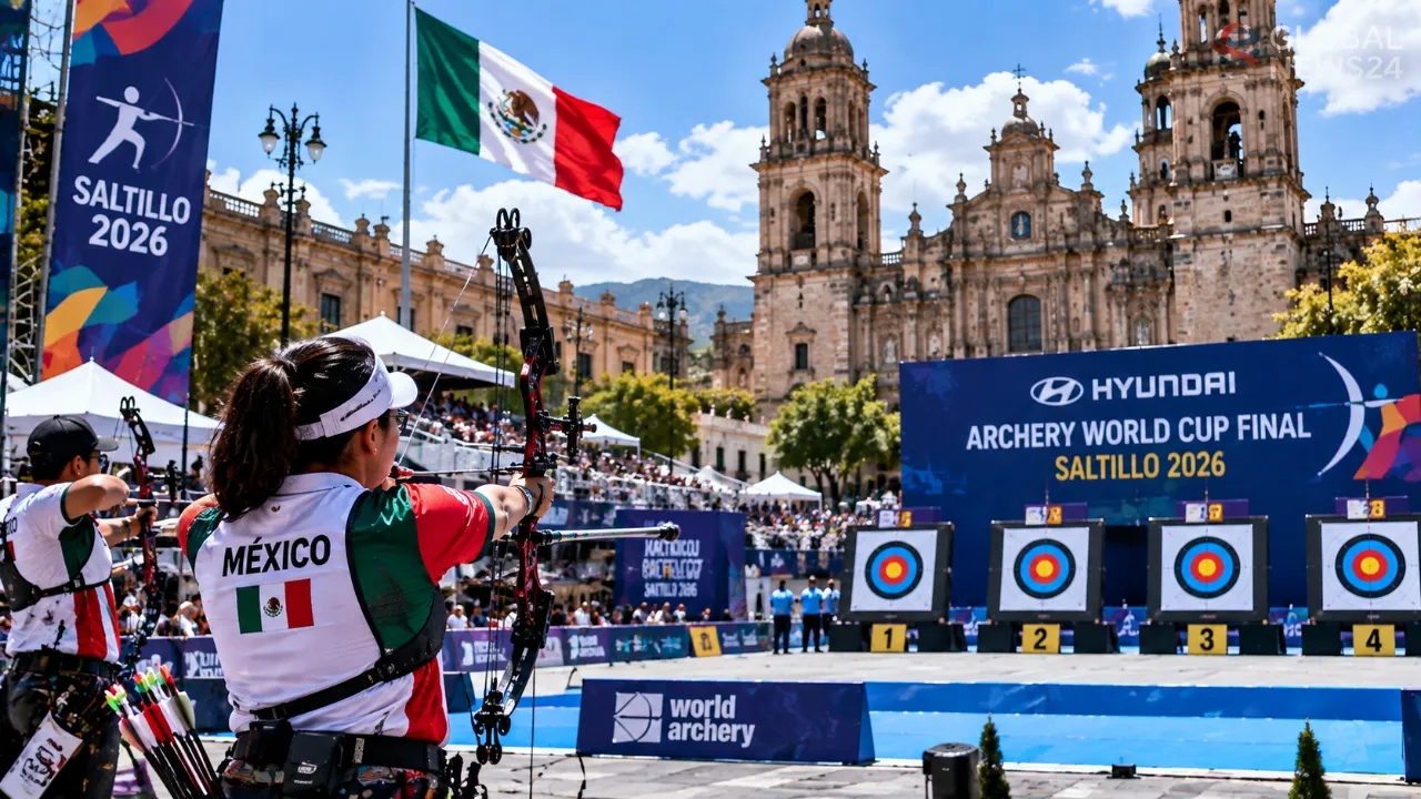 México sube al podio en la Final de la Copa del Mundo de Tiro con Arco en Saltillo