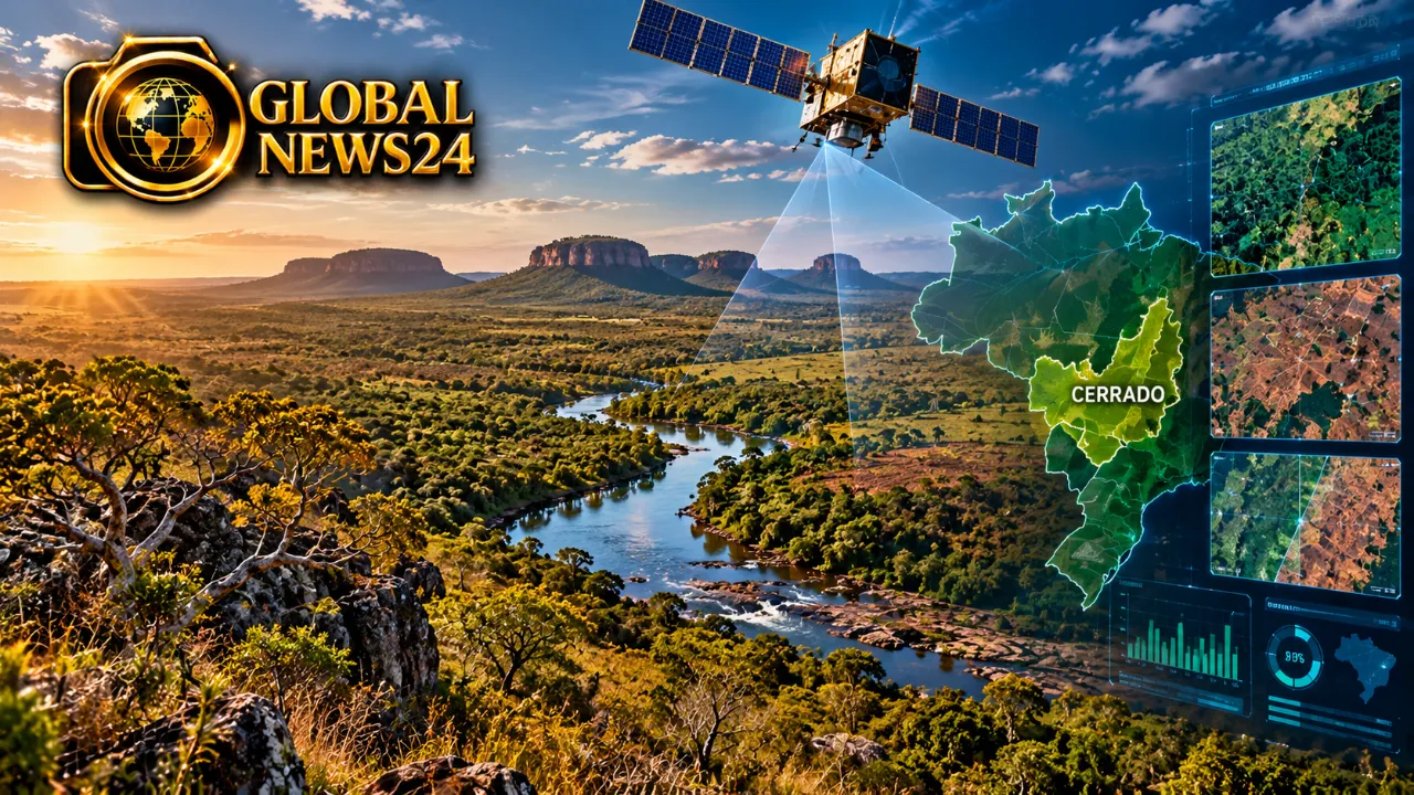 Alertas de desmatamento recuam no Cerrado e monitoramento por satélite ganha importância no Brasil