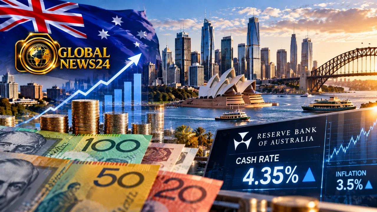 Australia Watches Inflation Closely as Reserve Bank Keeps Cash Rate at 4.35%