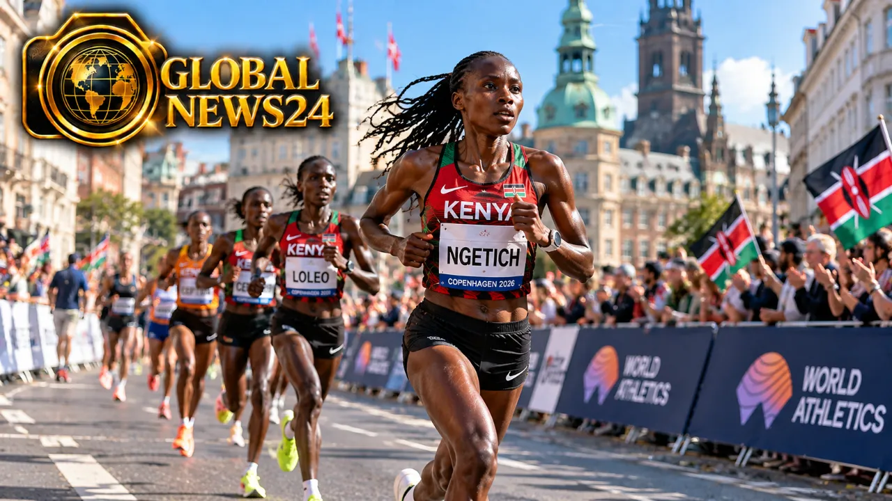 Kenya’s Agnes Ngetich Sets Women-Only Half Marathon World Record in Copenhagen