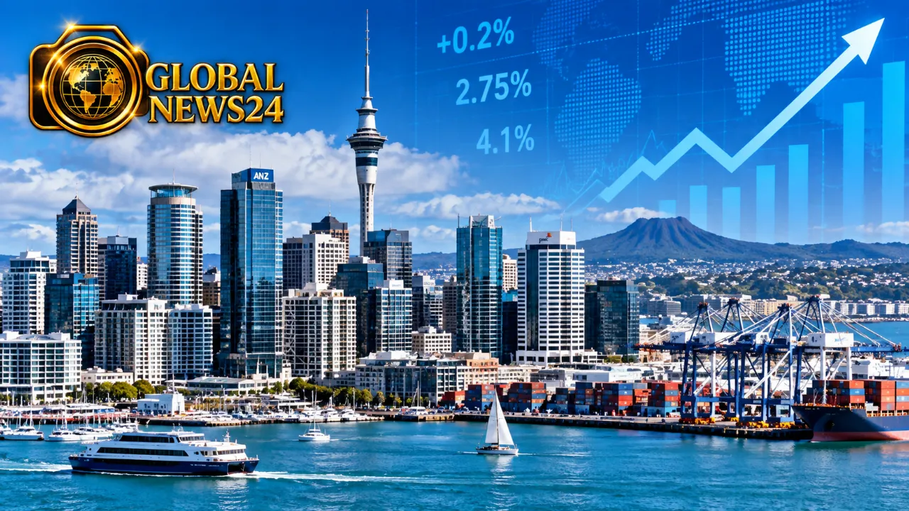 New Zealand Economy Shows Modest Growth as Central Bank Raises Interest Rate
