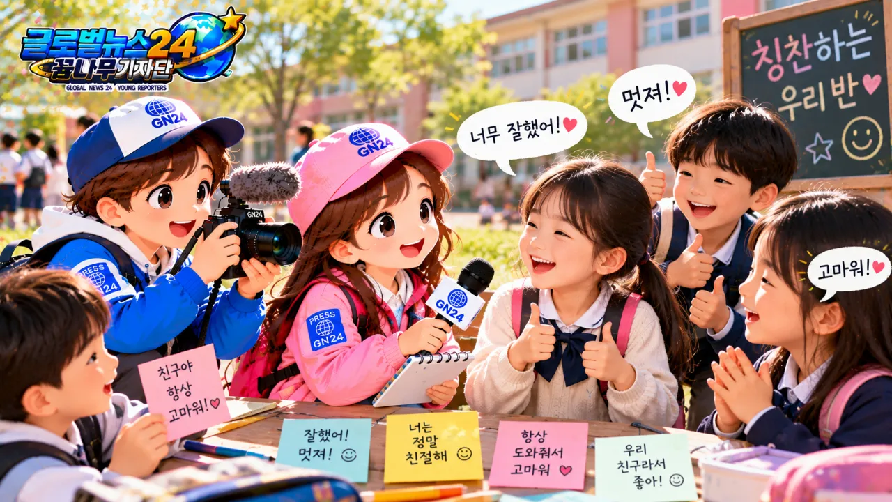 친구에게 칭찬 한마디를 해보면 어떤 일이 생길까요?