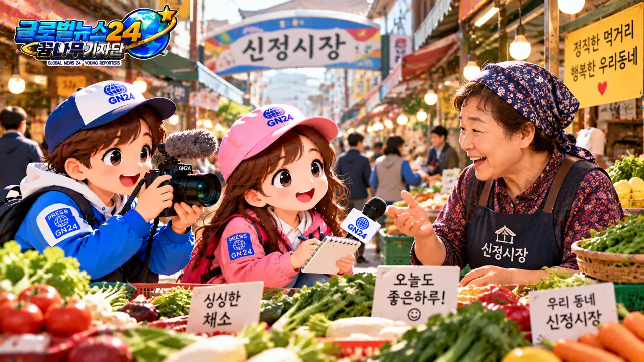 신정시장에는 어떤 사람들이 하루를 시작할까요?