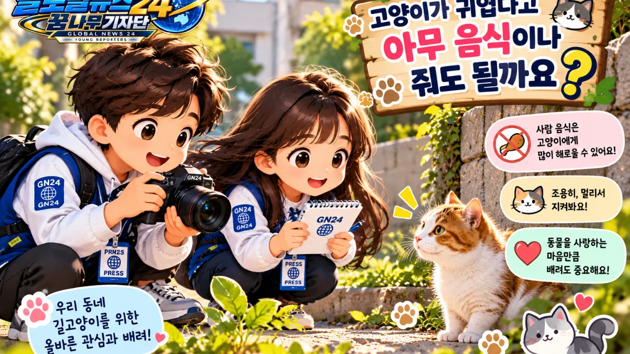 고양이가 귀엽다고 아무 음식이나 줘도 될까요?