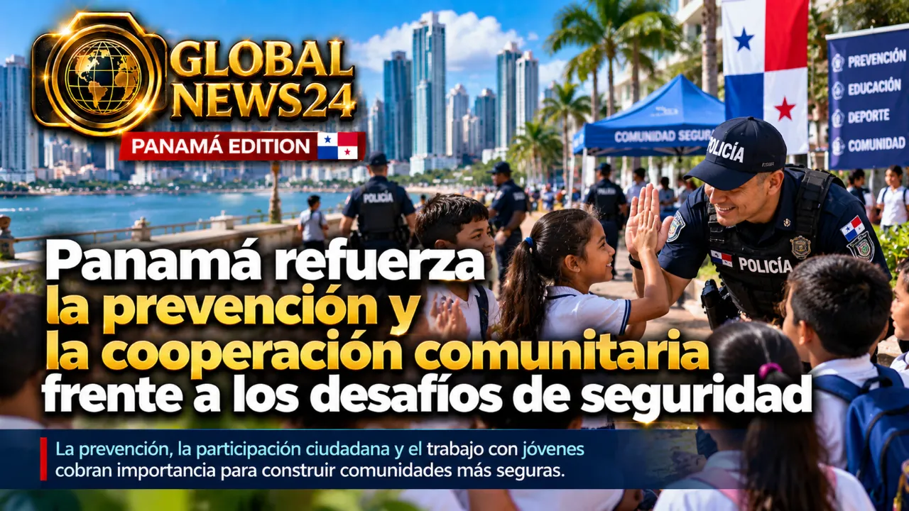 Panamá refuerza la prevención y la cooperación comunitaria frente a los desafíos de seguridad