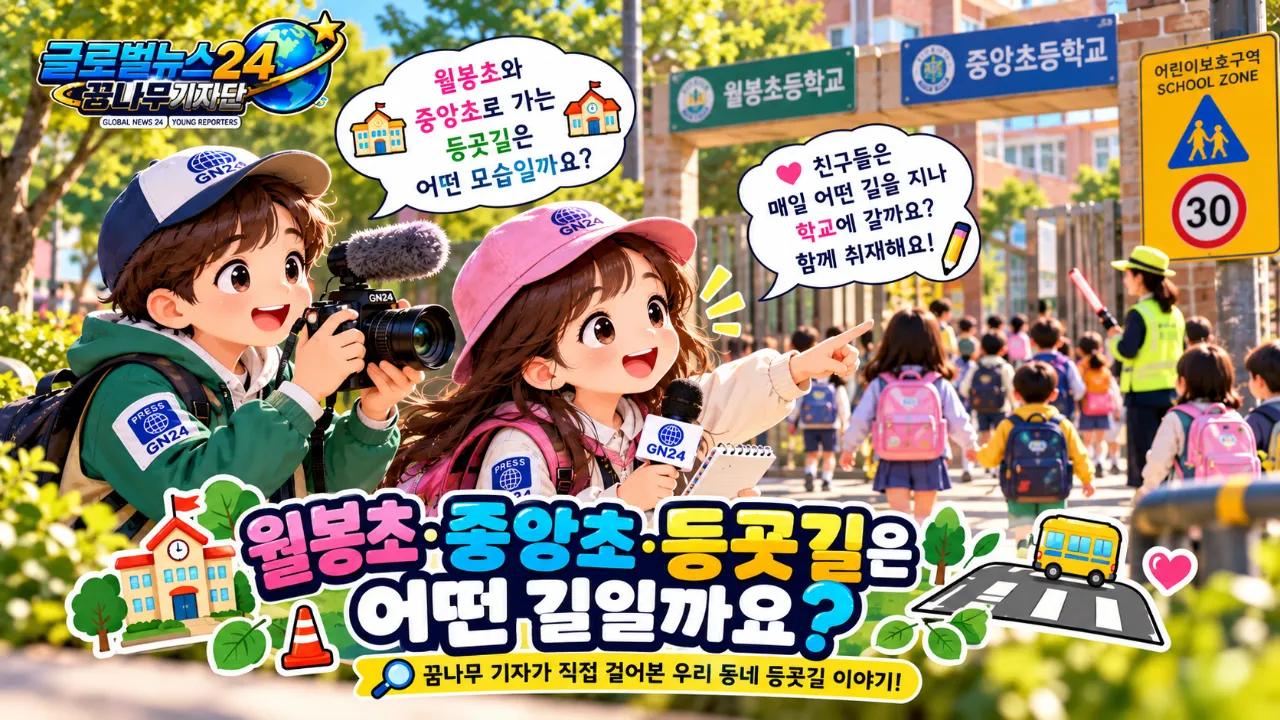 우리는 매일 어떤 길을 지나 학교에 갈까요?