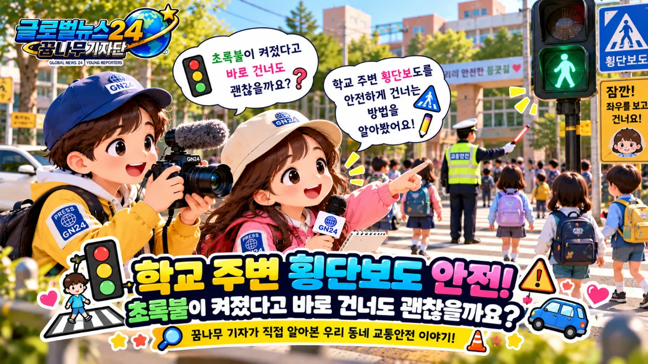 초록불이 켜졌다고 바로 건너도 괜찮을까요?