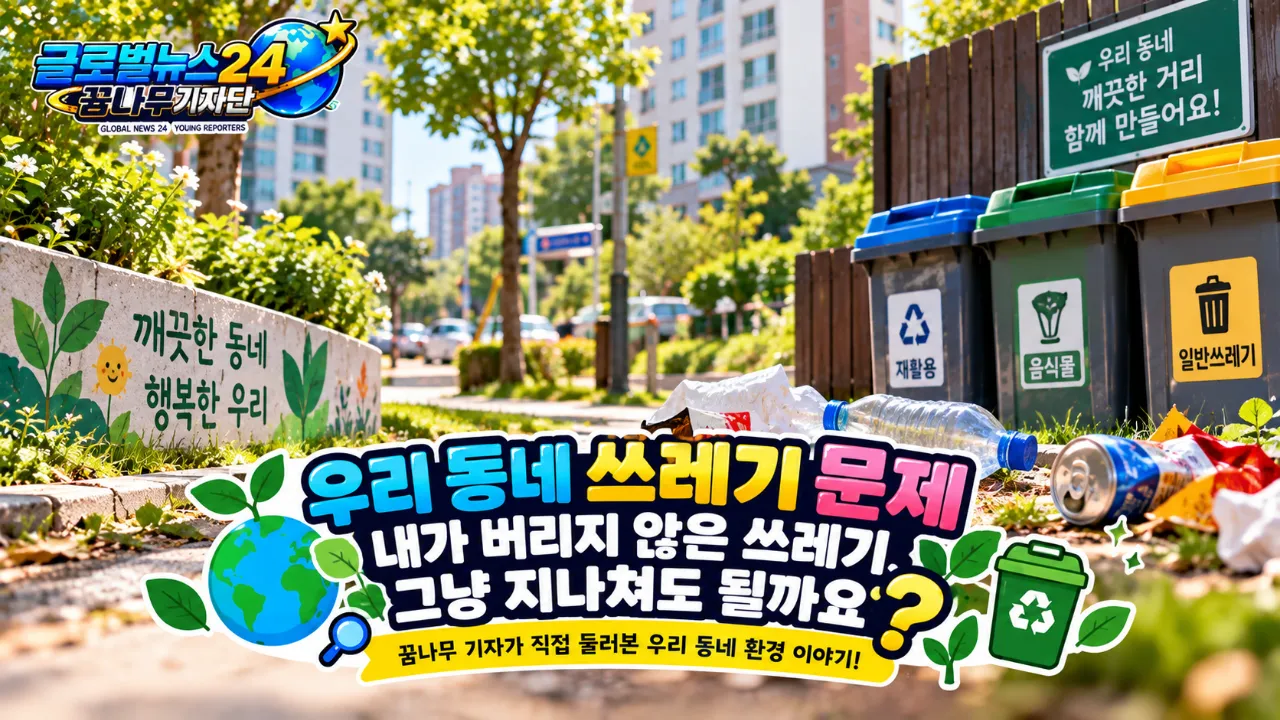 내가 버리지 않은 쓰레기, 그냥 지나쳐도 될까요?
