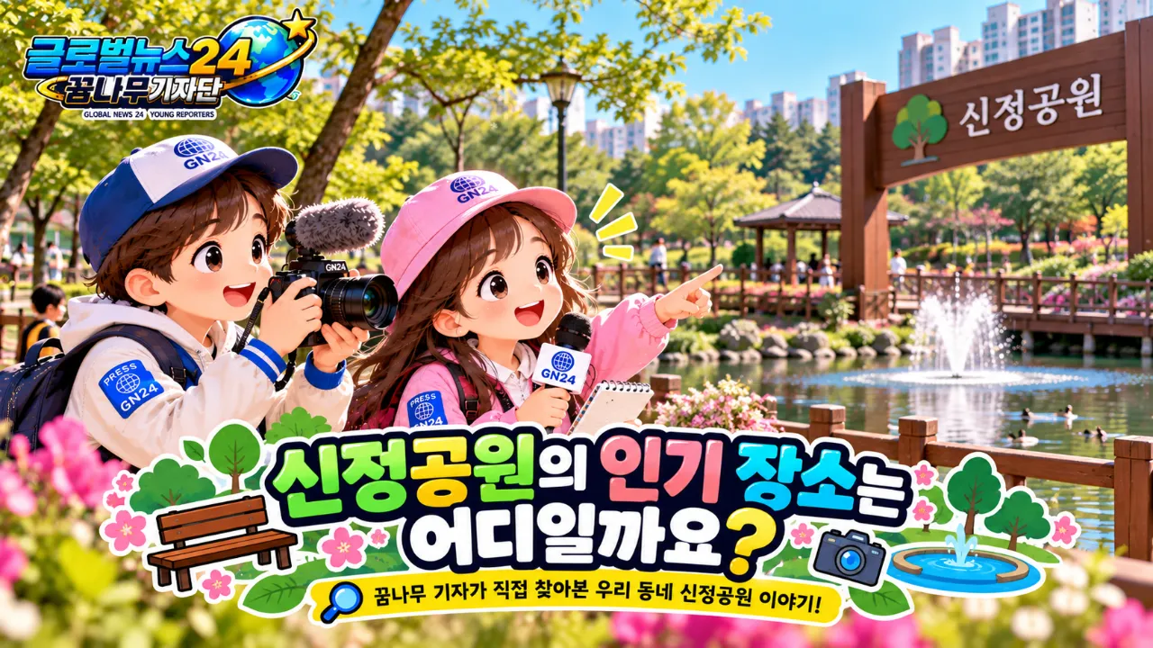 신정공원에서 어린이들이 가장 좋아하는 곳은 어디일까요?