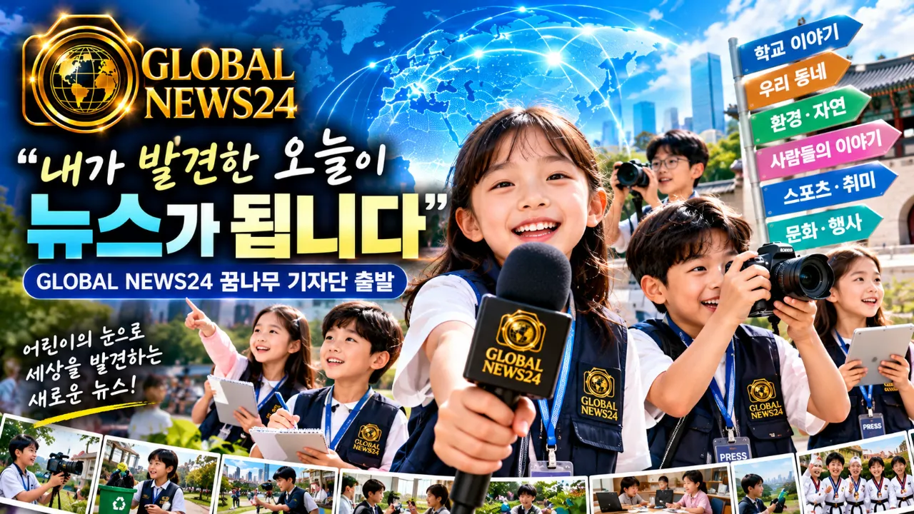 “내가 발견한 오늘이 뉴스가 됩니다”…GLOBAL NEWS24 꿈나무 기자단 출발