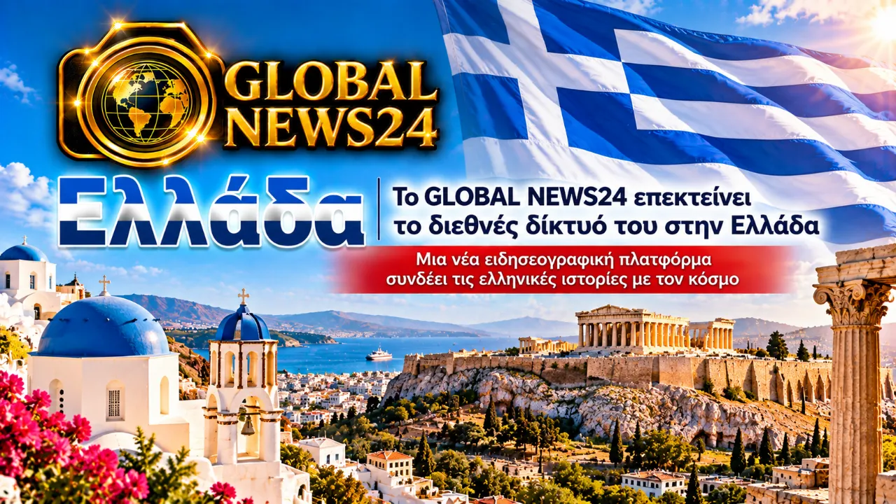 Το GLOBAL NEWS24 επεκτείνει το διεθνές δίκτυό του στην Ελλάδα