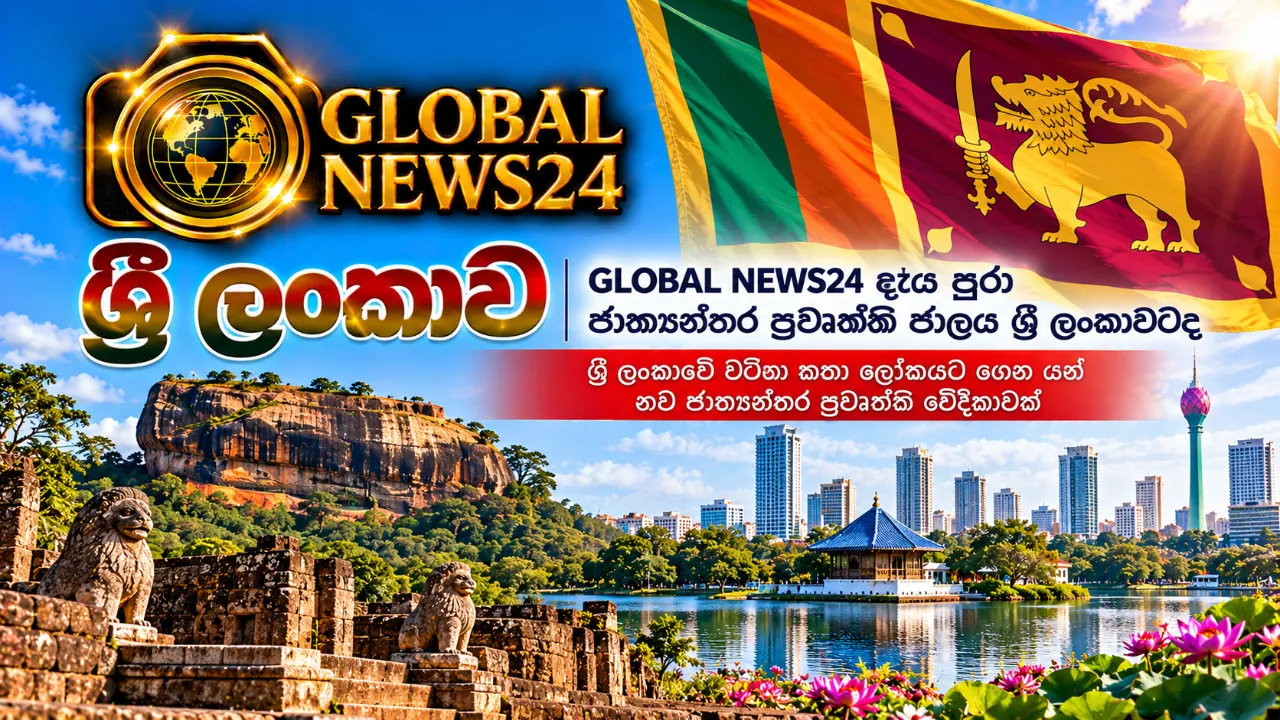 GLOBAL NEWS24 සිය ජාත්‍යන්තර ප්‍රවෘත්ති ජාලය ශ්‍රී ලංකාවට පුළුල් කරයි