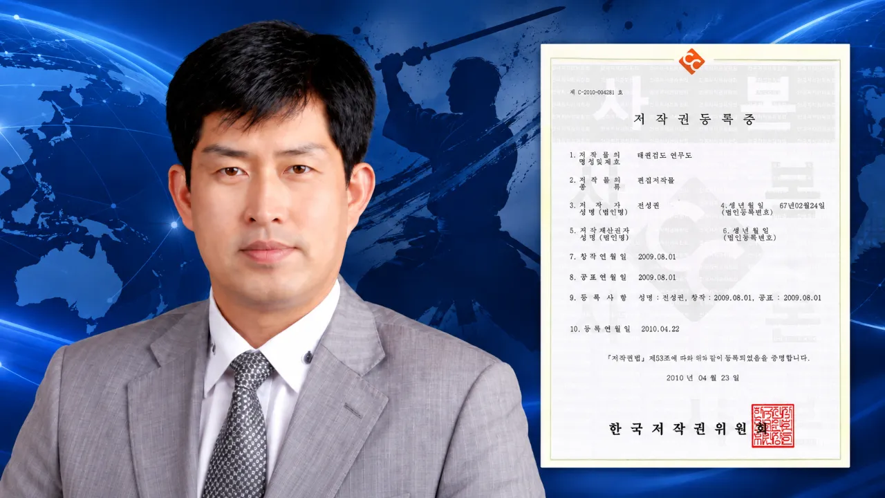 태권검도 창시자 전성권, 2009년 발표부터 2010년 저작권 등록까지…창시 기록 조명