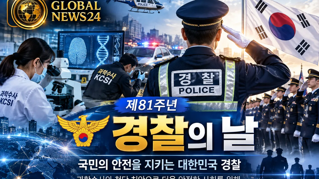 제81주년 경찰의 날…국민 안전 지키는 대한민국 경찰, 과학수사와 첨단 치안으로 진화