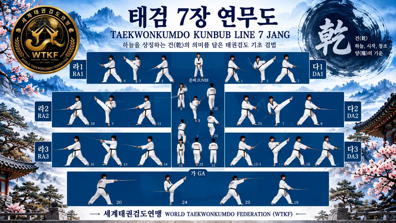 태권검도 태검7장 공식 연무도 공개…산의 굳건함과 수련자의 의지를 담다